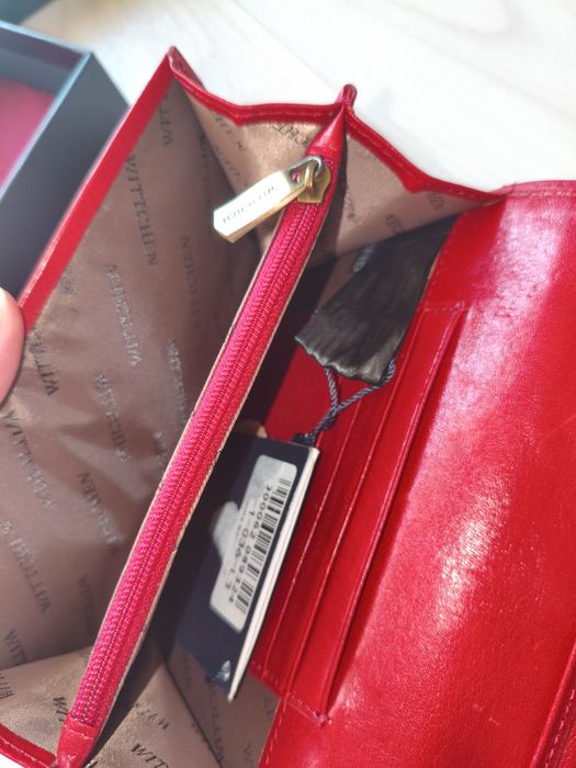 WITTCHEN portfel damski czerwony arizona