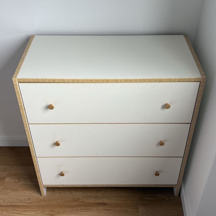 Comoda Branca Ikea Com puxadores Leroy Merlin