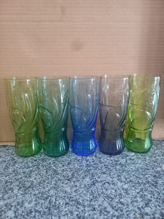 Copos. Coca. Cola