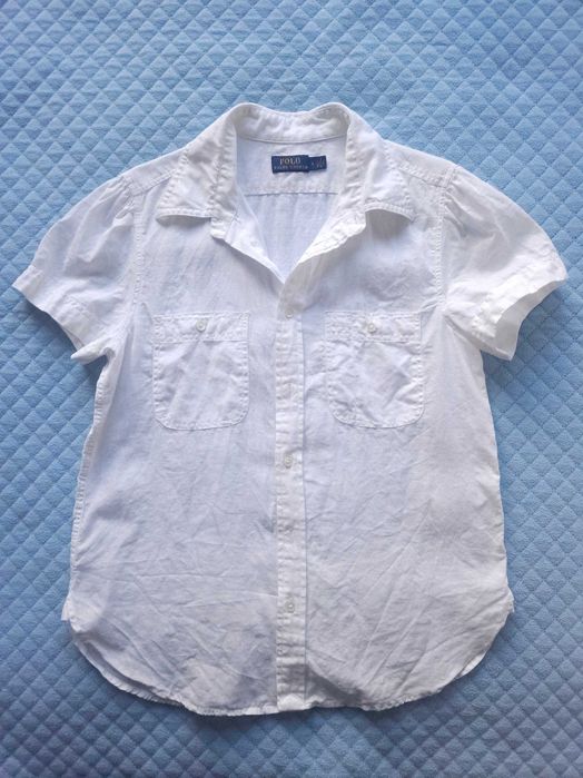 Lniana koszula POLO Ralph Lauren; 100% len; XS