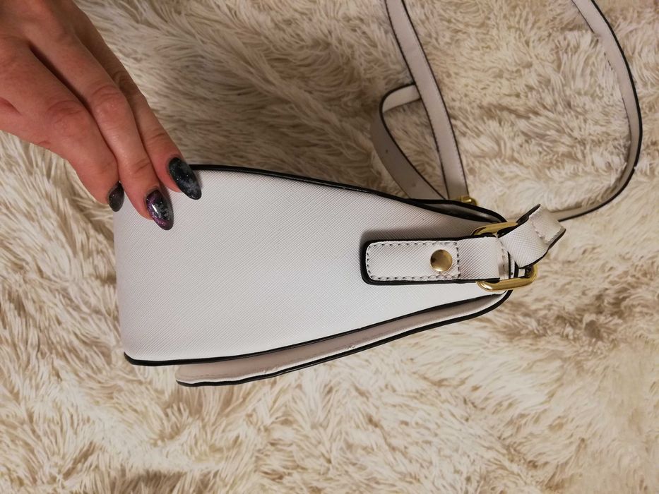 torebka Puccini biała listonoszka Puccini BC16A3048