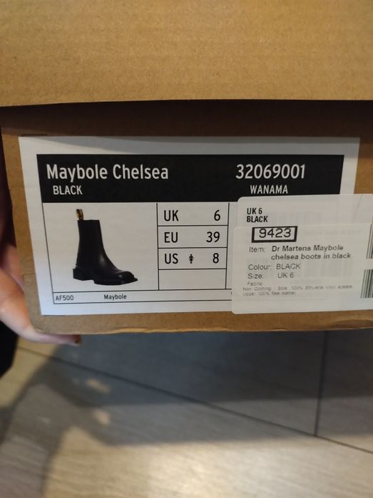 Dr Martens Maybole chelsea biorą in black