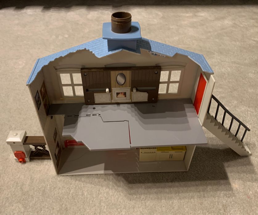 Strażak Sam fireman płonący dom