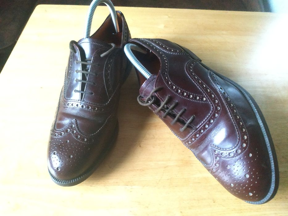 Кожаные туфли оксфорды броги Marks & Spenser p.41