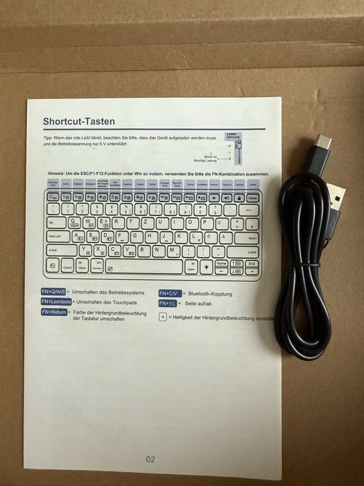 Бездротова клавіатура для планшету