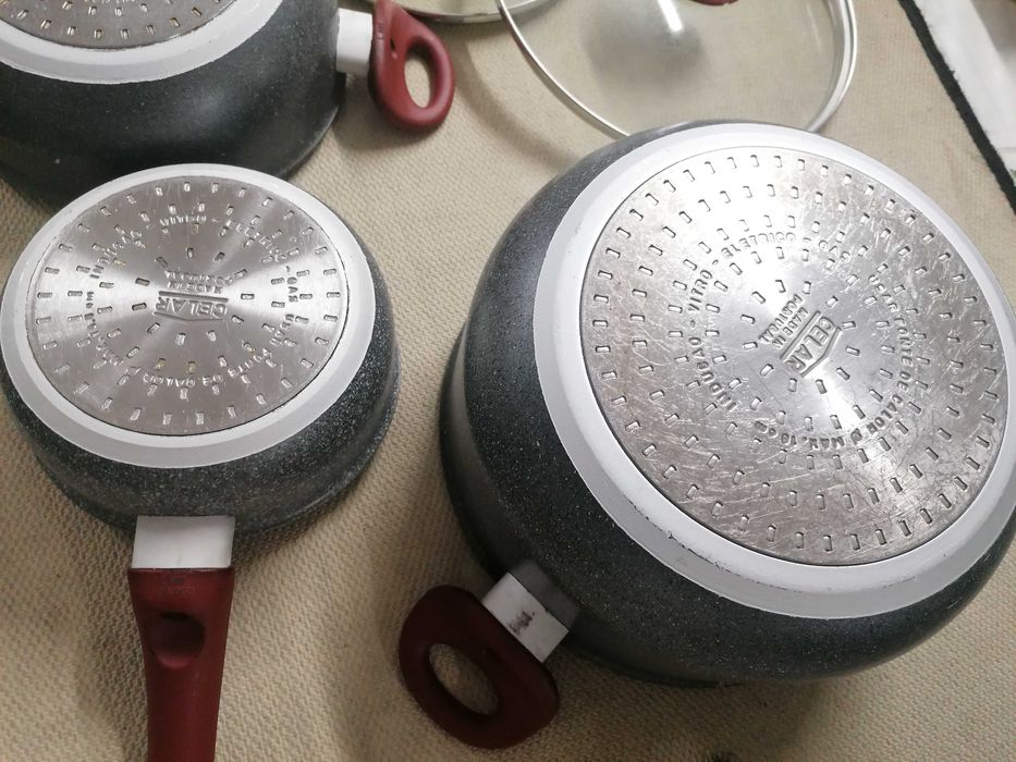 Panela + tacho + tachinho, tudo por 10€