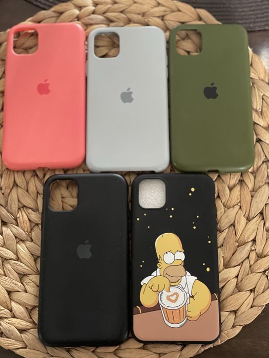 Силіконові  чохли на IPhone 11 ( ціна за всі)