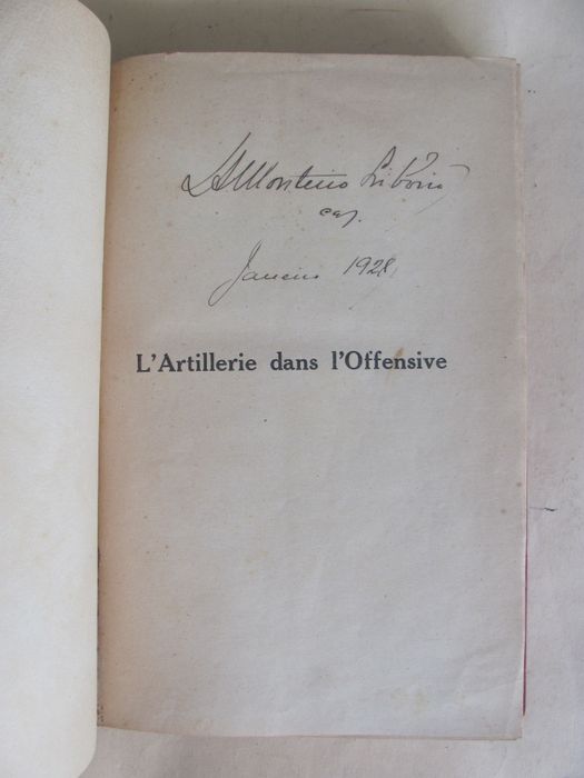 L´Artillerie dans I´Offensive do General J. Roger