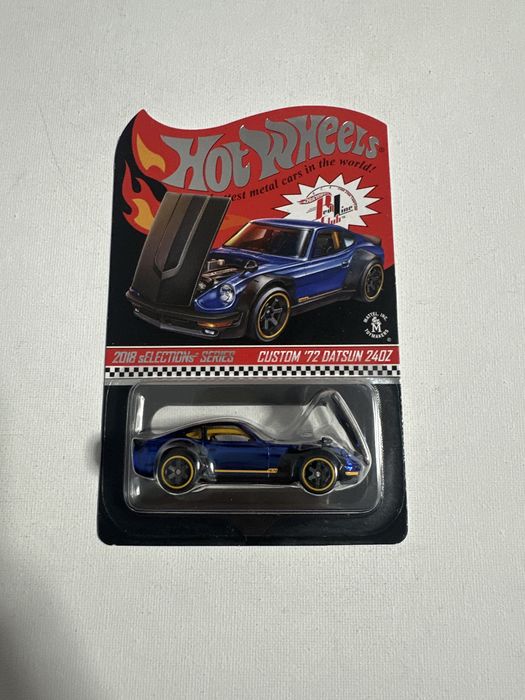 Hot wheels premium rlc custom 72 datsun 240z red line club 2018 selections series