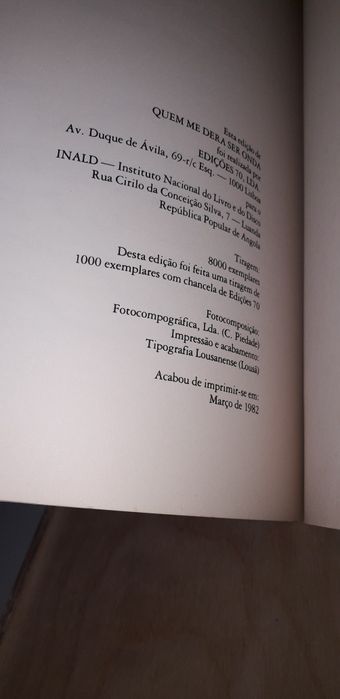 Quem me Dera ser Onda - Manuel Rui (1982, Edições 70)