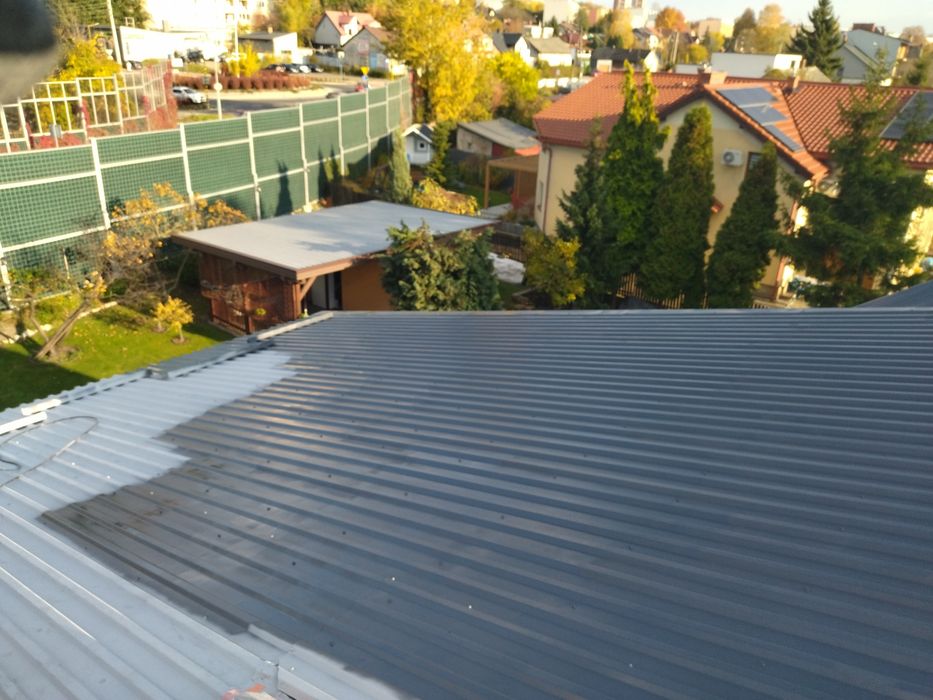 Dach gonty bitumiczne papy termozgrzewalne malowanie dachów