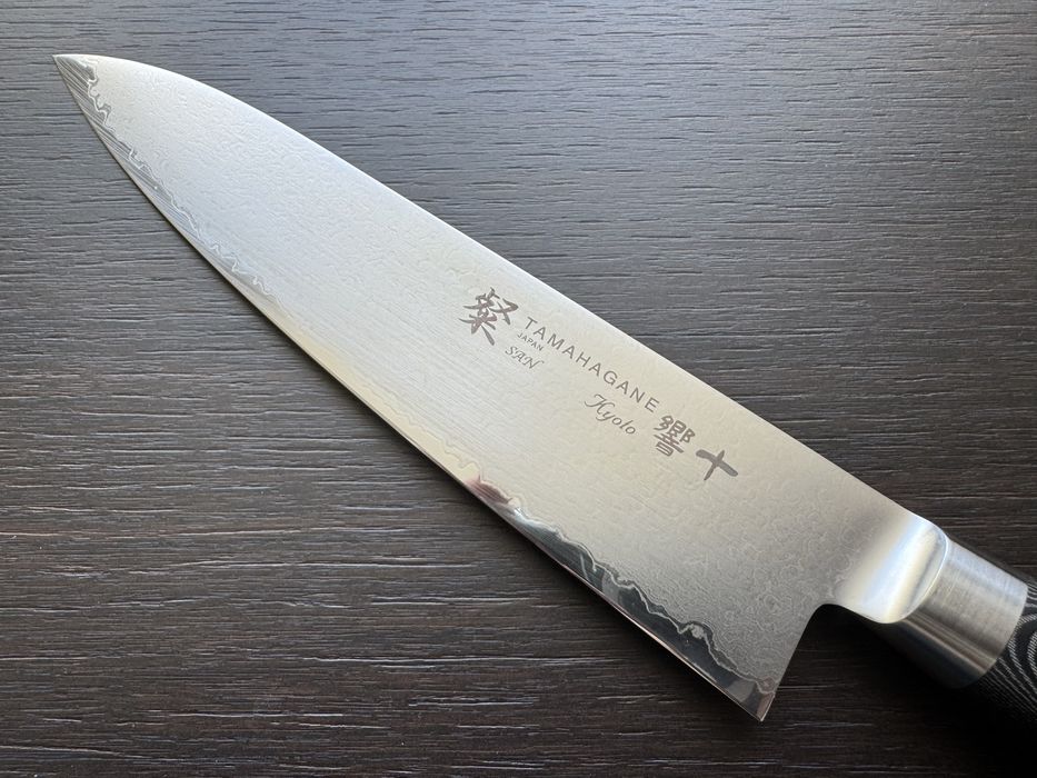 Японський професійний кухонний шеф-ніж Tamahagane San Kyoto