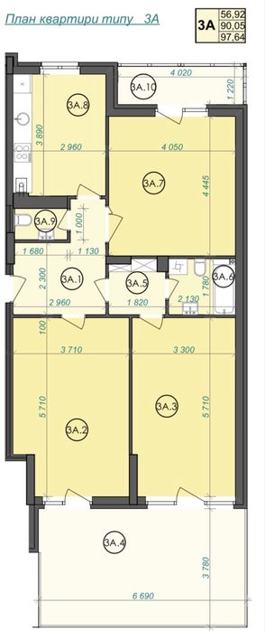 Продаж 3-км.квартири з терасою у ЖК Panorama від забудовника.
