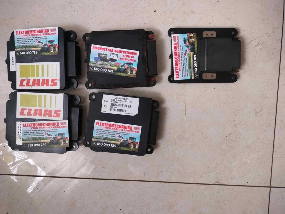 Naprawa sterowników modułów ECU L12 Celtis Ares ładowarka John Deere