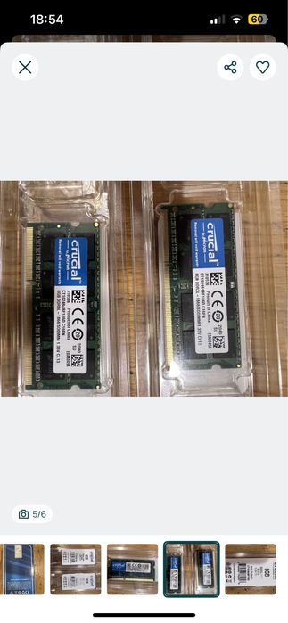 Memória RAM DDR4 CRUCIAL CT2K102464BF186D (2 x 8 GB) - NOVO