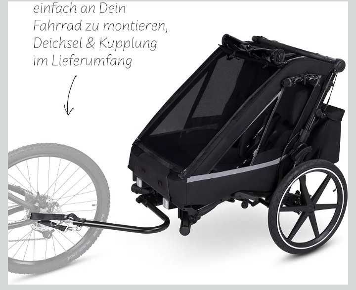 ABC design tour przyczepka rowerowa 3w1