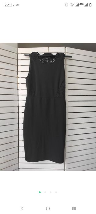 Сукня чорна червона бордова святкова на корпоратив плаття червоне m s