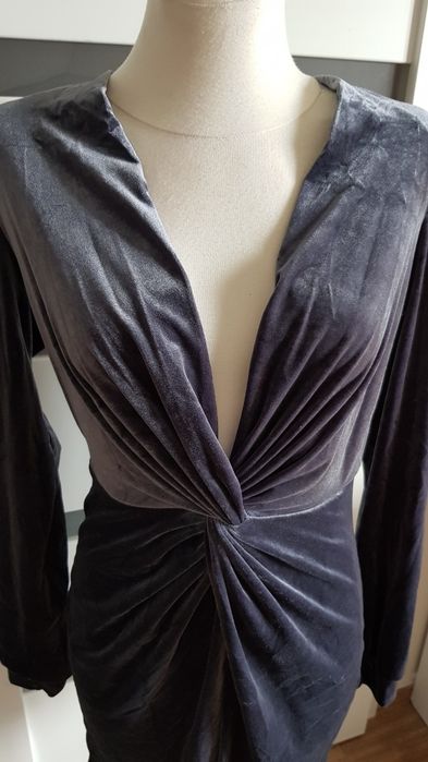 Nly one sukienka welurowa r s