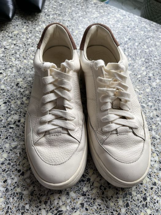 Sneakersy Massimo Dutti białe damskie  rozm. 36 skóra