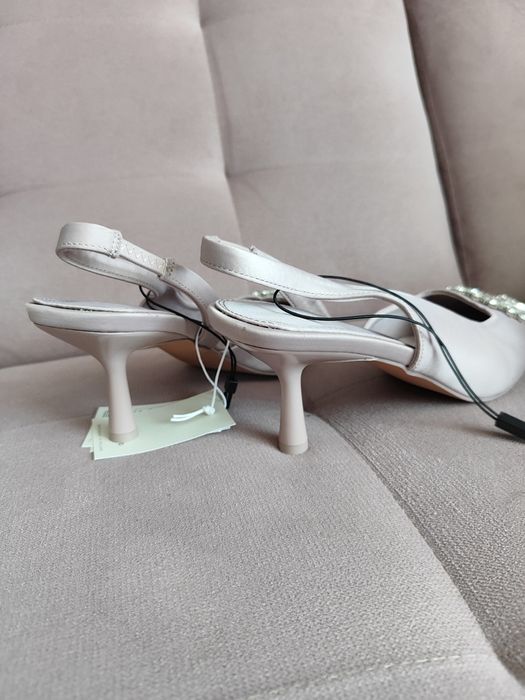 Czółenka buty na obcasie kaczuszki