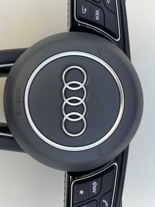 Ауди a4 б9 a5 руль кожа 8w0419091cl багатофункціональне кермо лепесткі