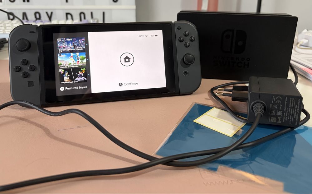Nintendo switch preta V2