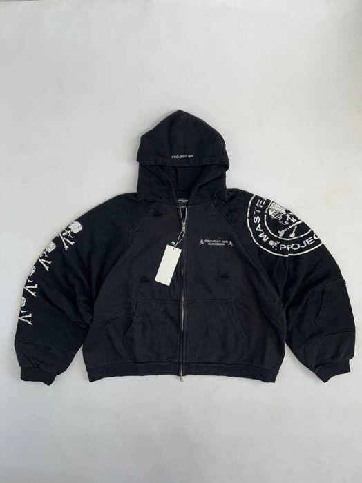 ‼️РОЗПРОДАЖ‼️ Зип худи Project GR x Mastermind opium archive зп-худи оверсайз винтаж sk8 y2k archive opium zip hoodie