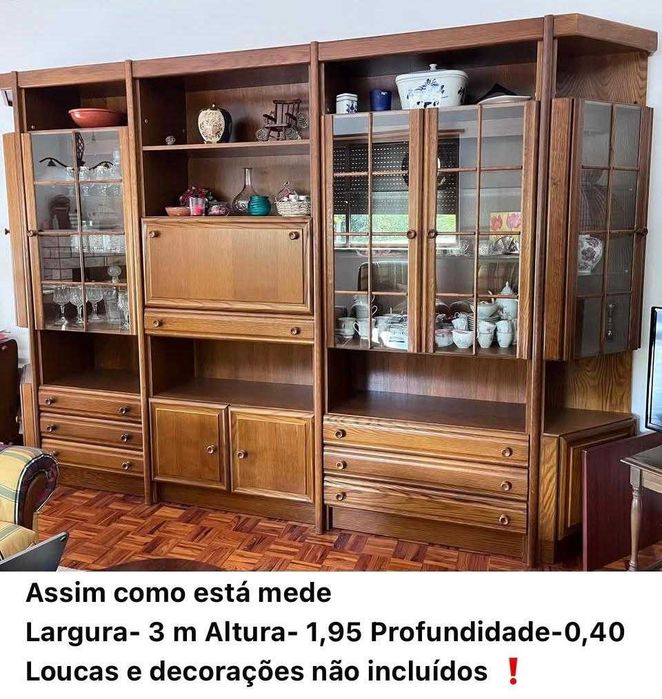 Armário de sala / vários módulos adaptáveis a gosto