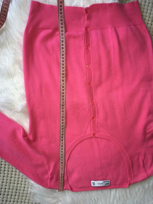 Красивая трикотажная кофта на пуговицах ZARA 48 50 размер L