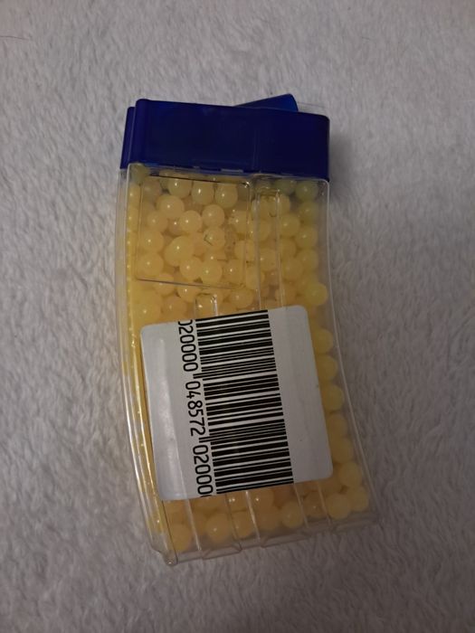 Żółte pomarańczowe kulki do zabawkowego pistoletu dla dzieci zabawki