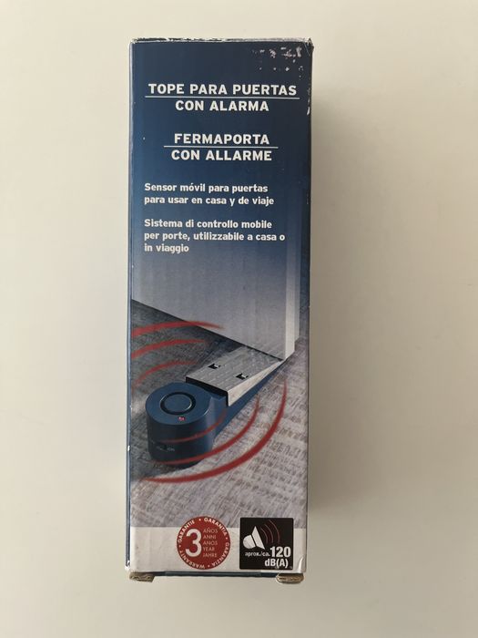 Batente de porta com alarme