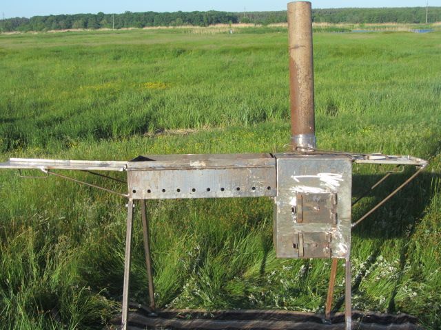 мангал-плита разборная