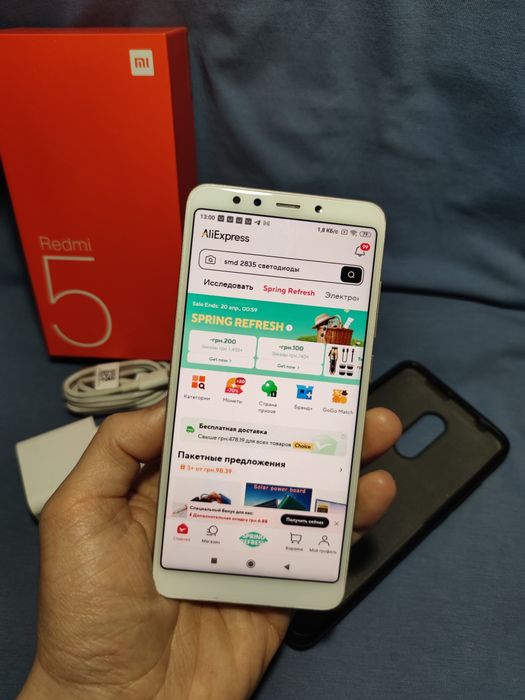 Xiaomi Redmi 5 3/32GB White — Полный комплект, хорошее состояние!