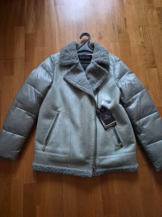 Суперцена! Куртка-дубленка Evacana р.M-L