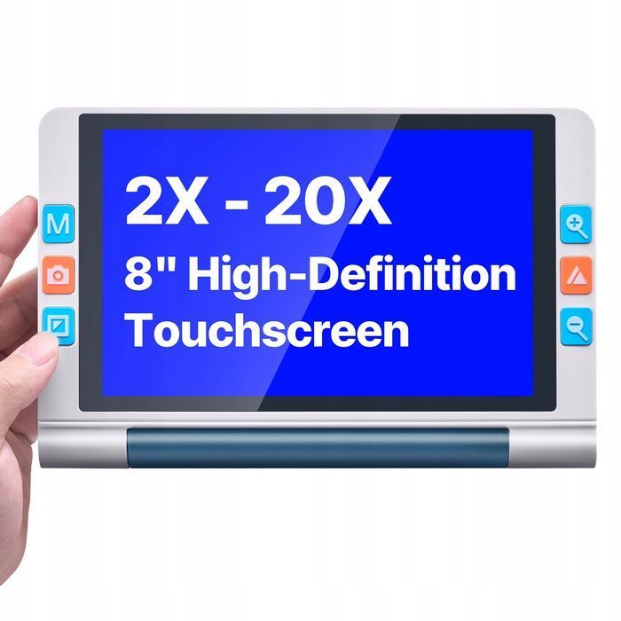 VEVOR przenośna lupa cyfrowa 8 cali dotykowy ekran 13MP 2X-20X HDMI
