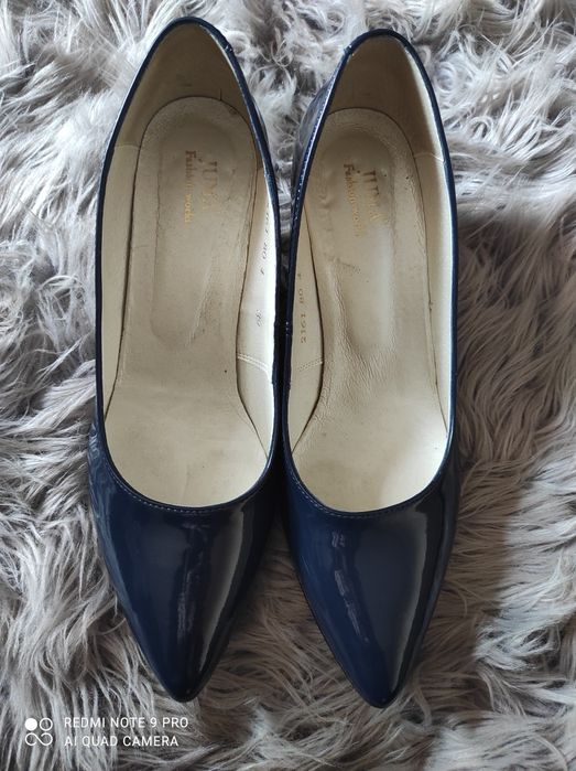 Buty skórzane lakierowane