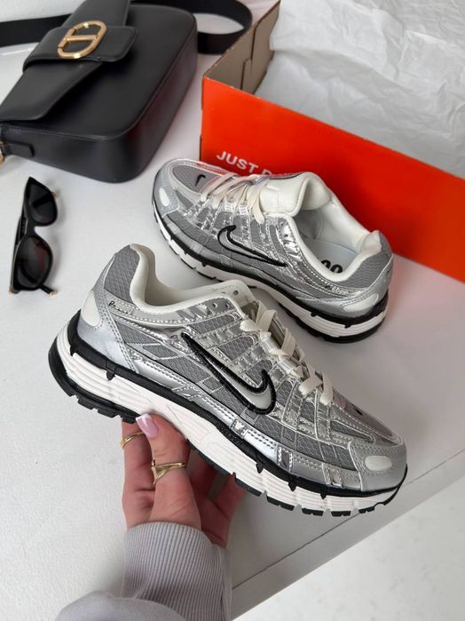 ТОП ‼️ Кросівки Nike P-6000 Silver Metallic