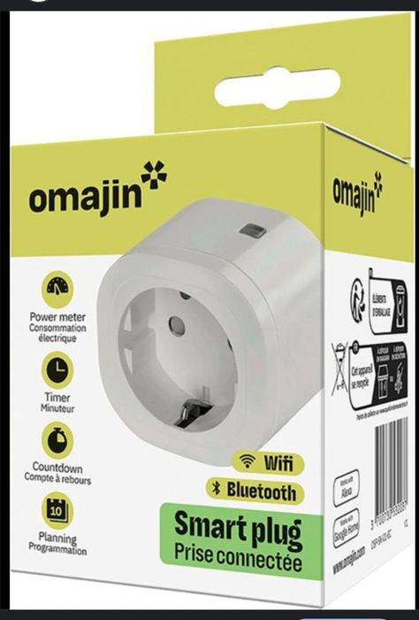 Netatmo Omajin Smart Plug międzyzłączka, 3680W, Typ F, Smart-gniazdko