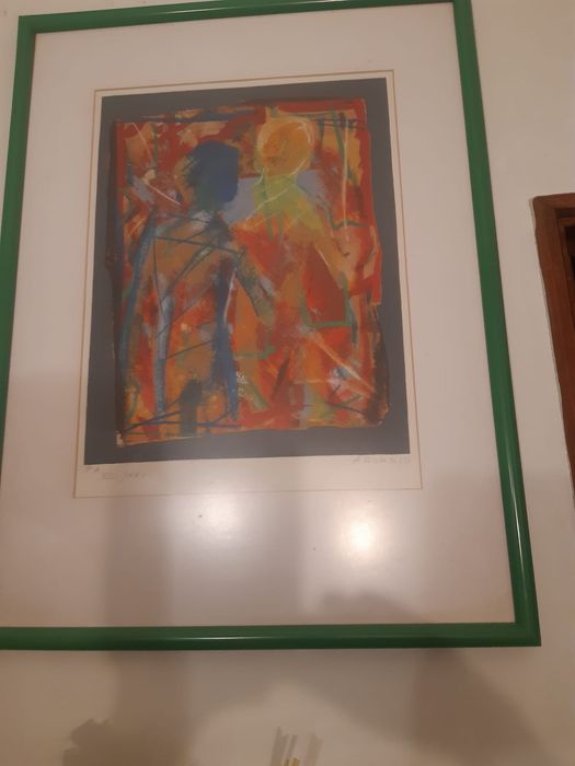 António Palolo, serigrafia numerada/assinada.