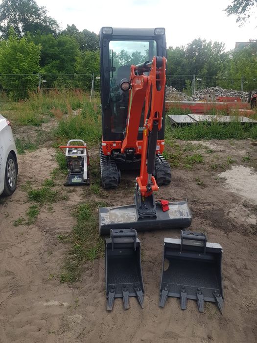 Usługi minikoparka koparka