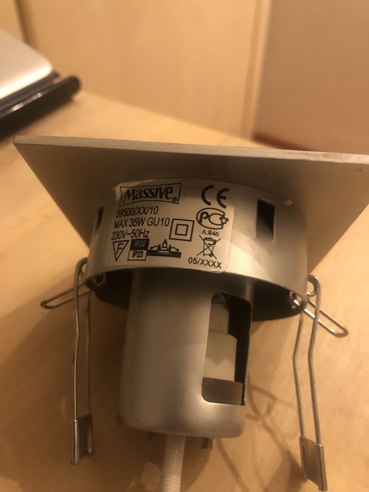 Halogen scienno-sufitowy Massive 5 szt z zarowkami led