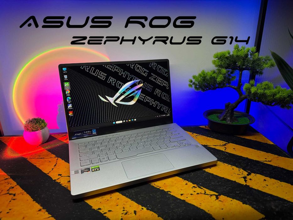 Asus rog zephyrus g14, rtx3060, ryzen 7-5800hs, 16gb, 512gb