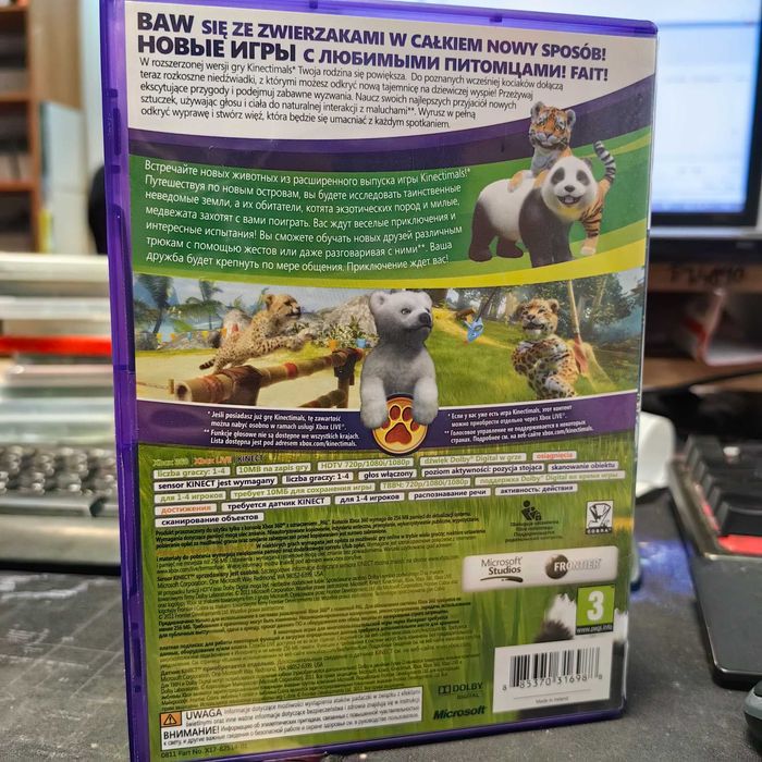 Kinectimals Xbox 360 z Niedźwiedziami PL Skup Sklep Wymiana