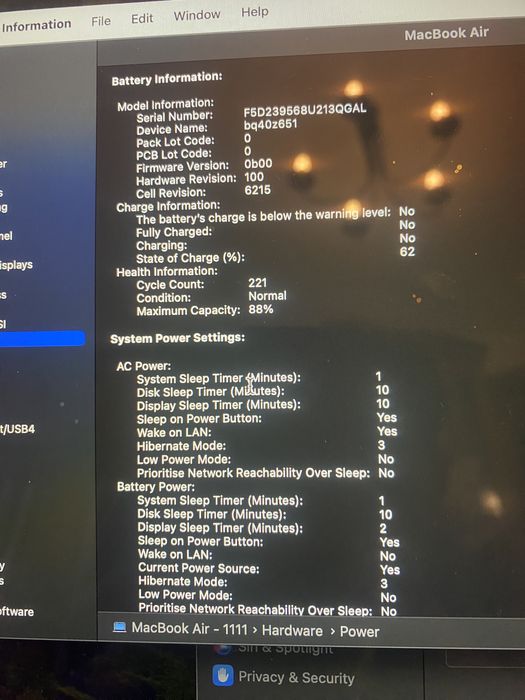 Macbook Air M2 512/8gb