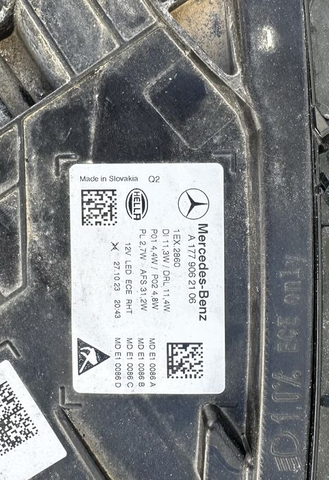 Óptica Mercedes w177