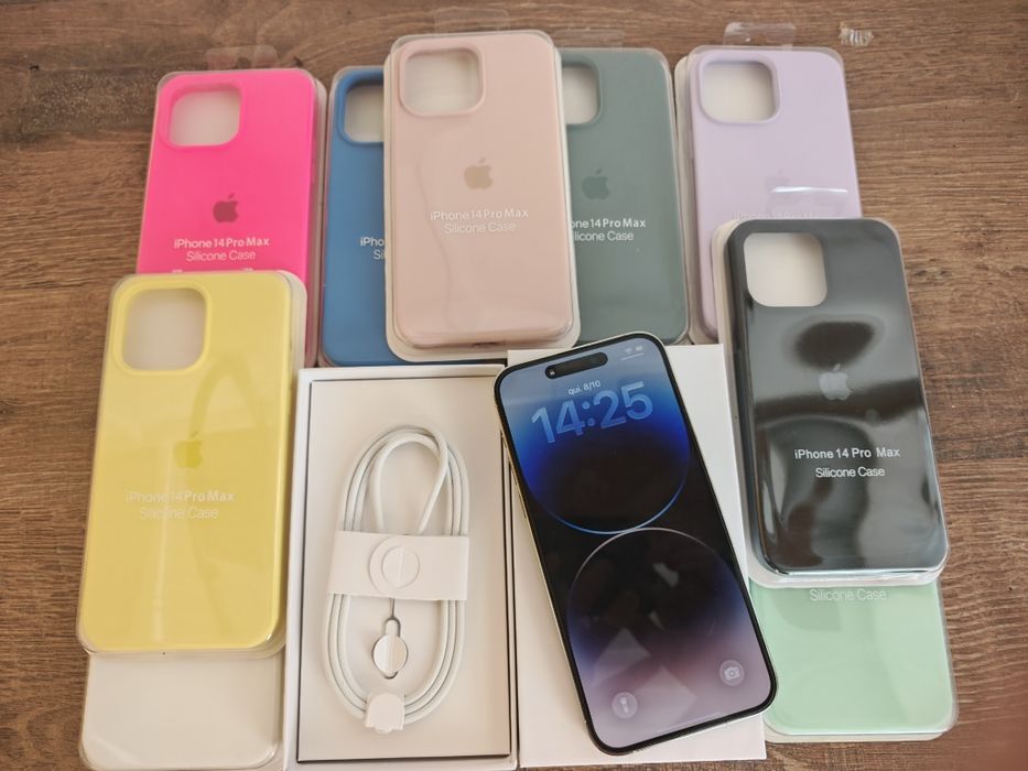iPhone 14 Pro Max 128GB Silver Muito Bom estado Aceito Retomas