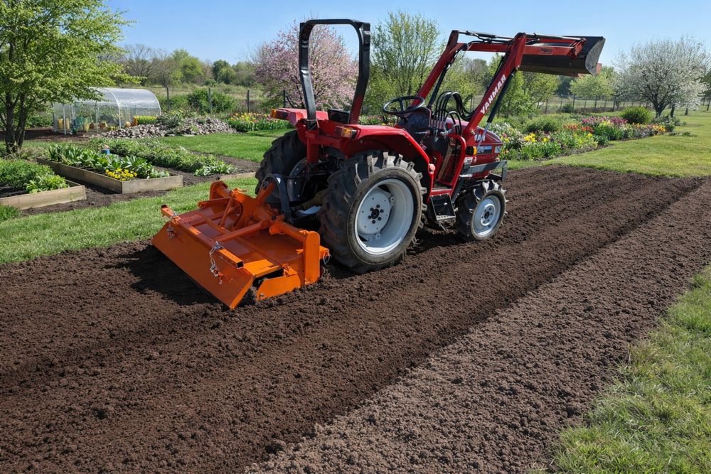 Usługi glebogryzarką – przygotowanie ziemi