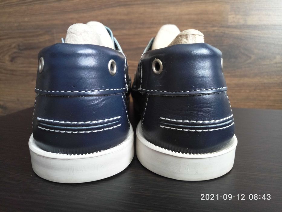 Кожаные женские мокасины Jaguar (Португалия) р.39 цвет морской  волны