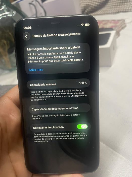 Iphone 11 com bateria nova