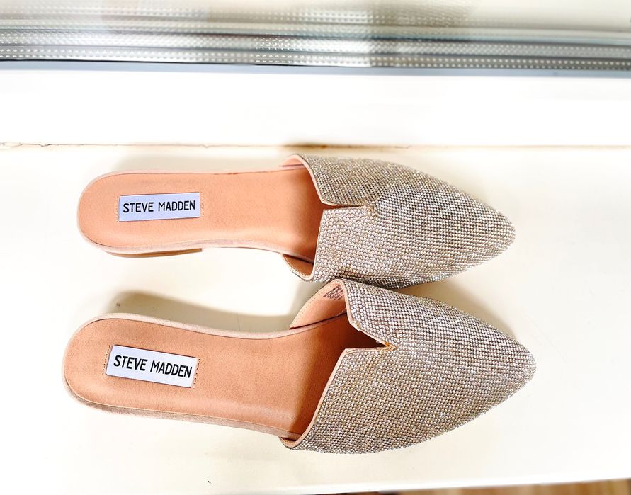 Нарядні мюлі сліпери Steve Madden в стразах нові з США 41,5 р.